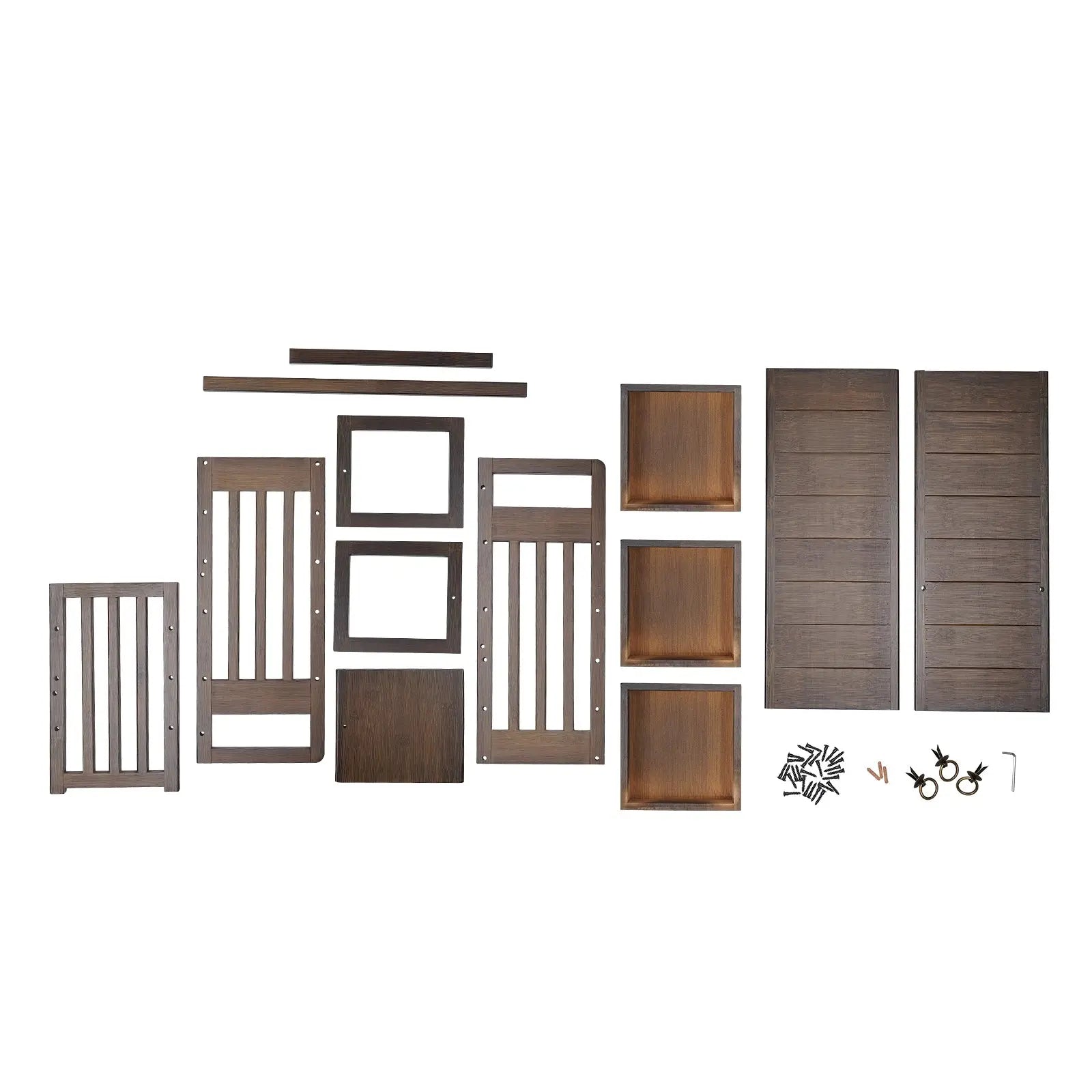 Bamboo Desktop Bookshelf with 3 Drawers, Desktop Storage Cabinet, Office Storage Organizer Student Desktop Multi-Layer Shelf colegio culinario de morelia