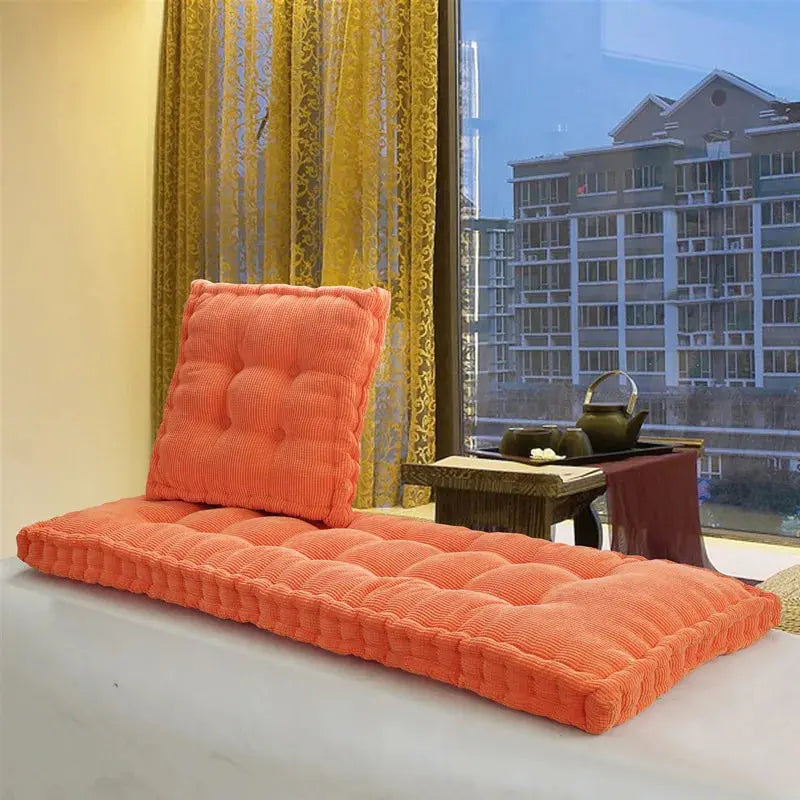 Inyahome Oversized Thickened Long Bench Cushion Pad Chair Seat Cushion Decorative Pillow For Garden Lounger/Bay Window Pad Green colegio culinario de morelia