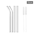 6'' Short Glass Drinking Straws Mini Reusable Eco-friendly Glass Straws for Cocktail Beer Wine Bar Drinkware Accessory Barware colegio culinario de morelia