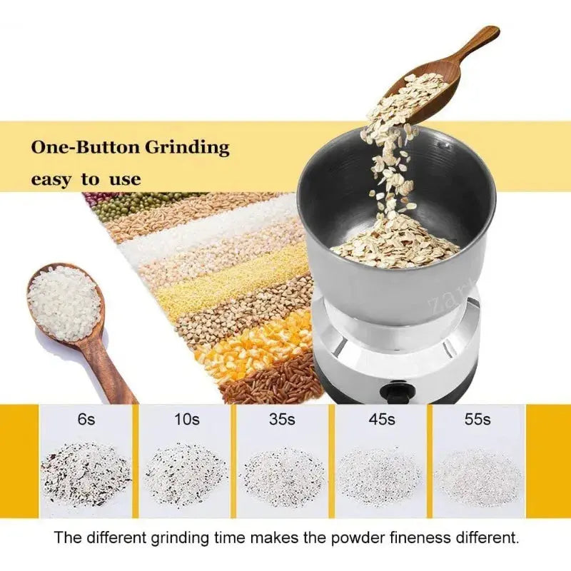High Power Electric Coffee Grinder Kitchen Cereal Nuts Beans Spices Grains Grinder Machine Multifunctional Home Coffee Grinder colegio culinario de morelia