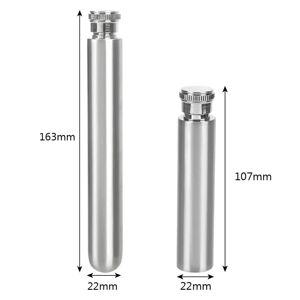 1/1.5 Oz Wine Bottle Portable Whisky Hip Flasks Stainless Steel Pocket Tubular Pot Wine Gift for Men colegio culinario de morelia