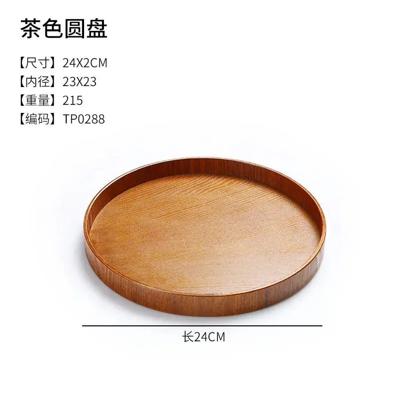Japanese Wooden Tray Tea Tray Portable Decorative Miscellaneous Storage Tea Set Kitchen Storage Restaurant Service Tray colegio culinario de morelia
