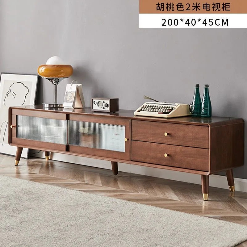 Wood Moveable Tv Cabinet Brown Modern Universal Farmhouse Storage Drawers Tv Cabinet Haushalt Muebles Para Tv Home Furniture Chef's Market