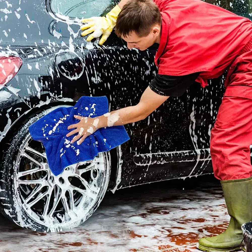 3/50pcs Microfiber Towels Car Wash Drying Cloth Towel Household Cleaning Cloths Auto Detailing Polishing Cloth Home Clean Tools colegio culinario de morelia