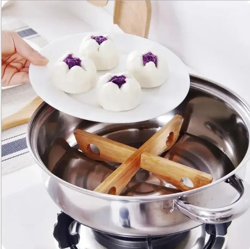 Bamboo Heat Resistant Pan Mats Removable Pot Mat Holder Kitchen Cooking Insulation Pad Bowl Cup Coasters colegio culinario de morelia