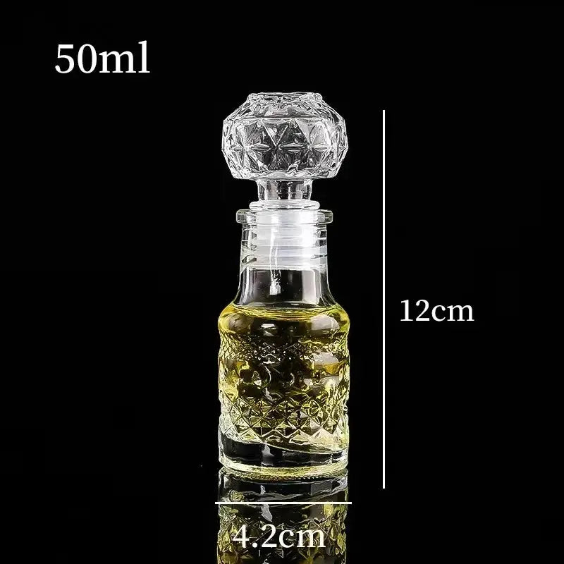 5 10 15 Pcs Whiskey Liquor Bottle 50ml Cute Glass Dispenser Mini Alcohol Guest Gift Wedding Decanter Wine Pot Shot Jars Bar Set colegio culinario de morelia
