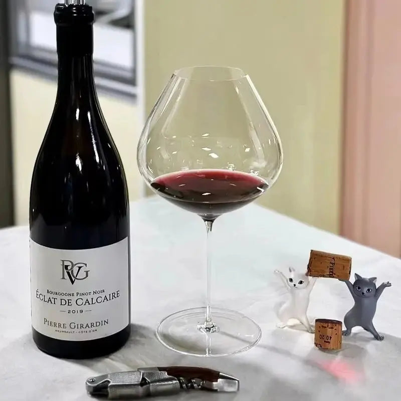 Large Capacity Sydonios Style Upscale Burgundy Cup Crystal Handmade Extremely Thin Wine Glass Aroma Enlarge Goblet colegio culinario de morelia