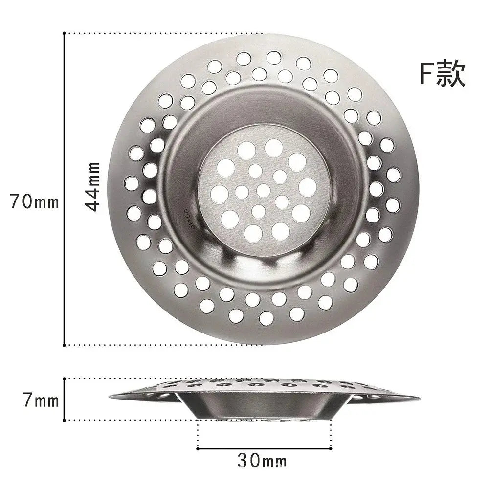 Kitchen Sink Strainer Sink Grid Filter Stainless Steel Mesh Drain Hole Filter Protection Against Clogging Kitchen Accessories colegio culinario de morelia