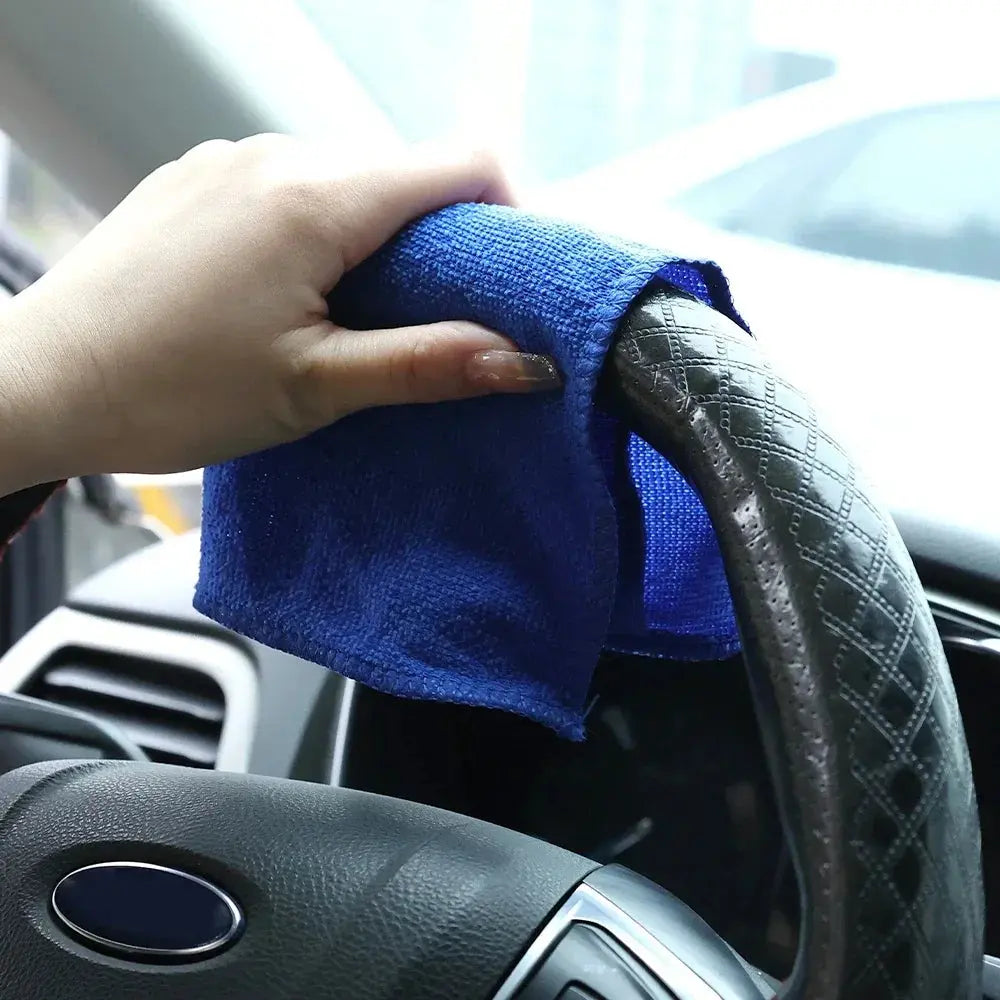 3/50pcs Microfiber Towels Car Wash Drying Cloth Towel Household Cleaning Cloths Auto Detailing Polishing Cloth Home Clean Tools colegio culinario de morelia