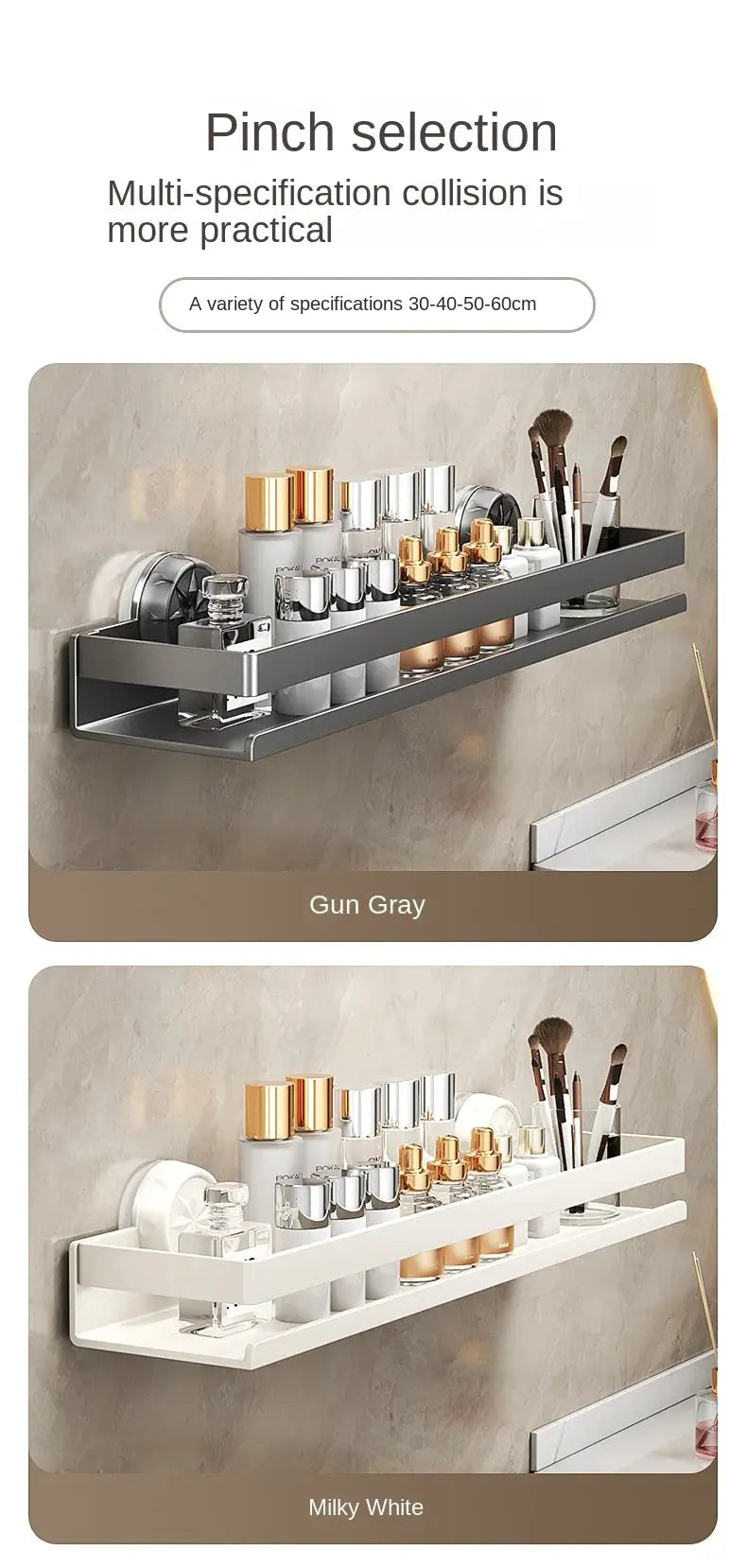 Kitchen suction cup storage rack, wall-mounted seasoning bottle box, multifunctional storage rack for spices, no drilling requir colegio culinario de morelia