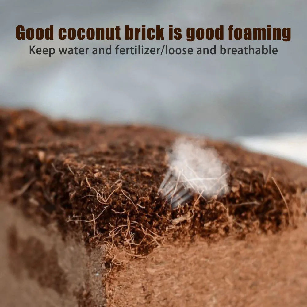 Coconut Husks Coconut Fiber Aerated And Well Draining Coconut Fiber Organic Compressed Organic Soil Plant Growing Chef's Market