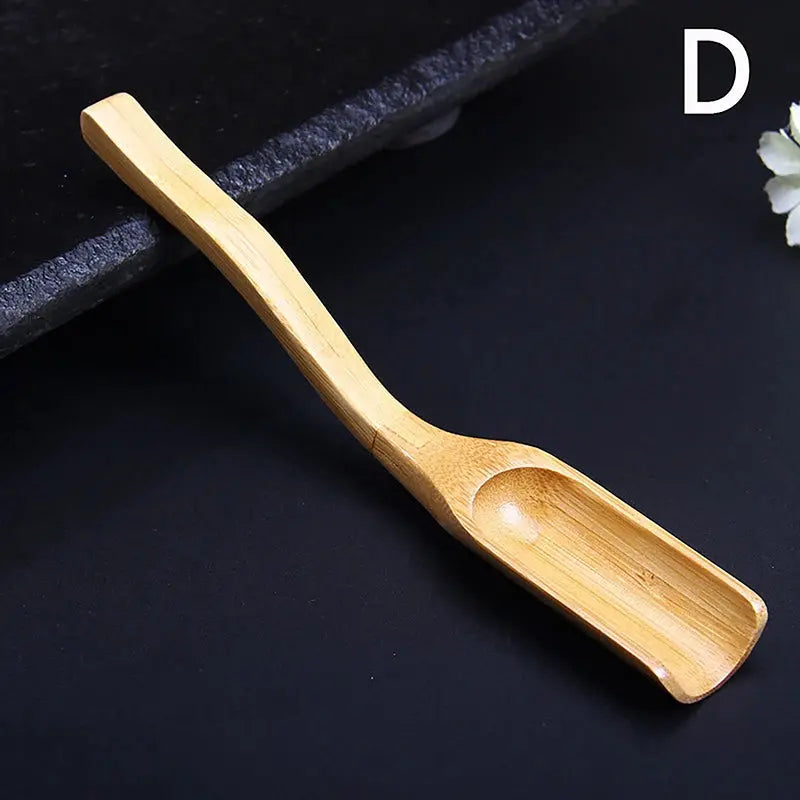 1pcs  Wooden Spoon Japanese Tea Spoon Ebony Teaspoon Wood Retro Creative Tea Shovel Tea KongFu Tea Ceremony Accessories Gift colegio culinario de morelia