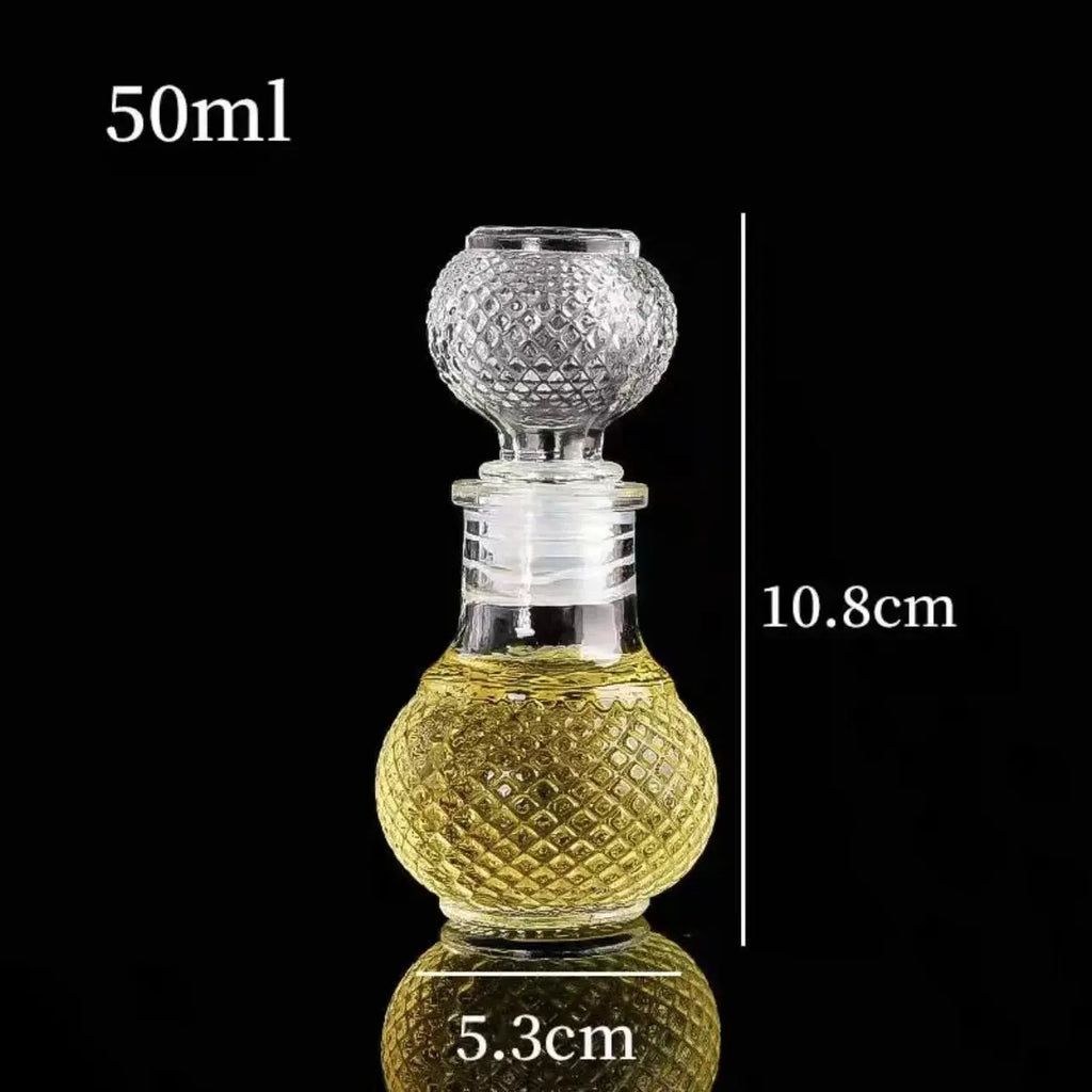 5 10 15 Pcs Whiskey Liquor Bottle 50ml Cute Glass Dispenser Mini Alcohol Guest Gift Wedding Decanter Wine Pot Shot Jars Bar Set colegio culinario de morelia