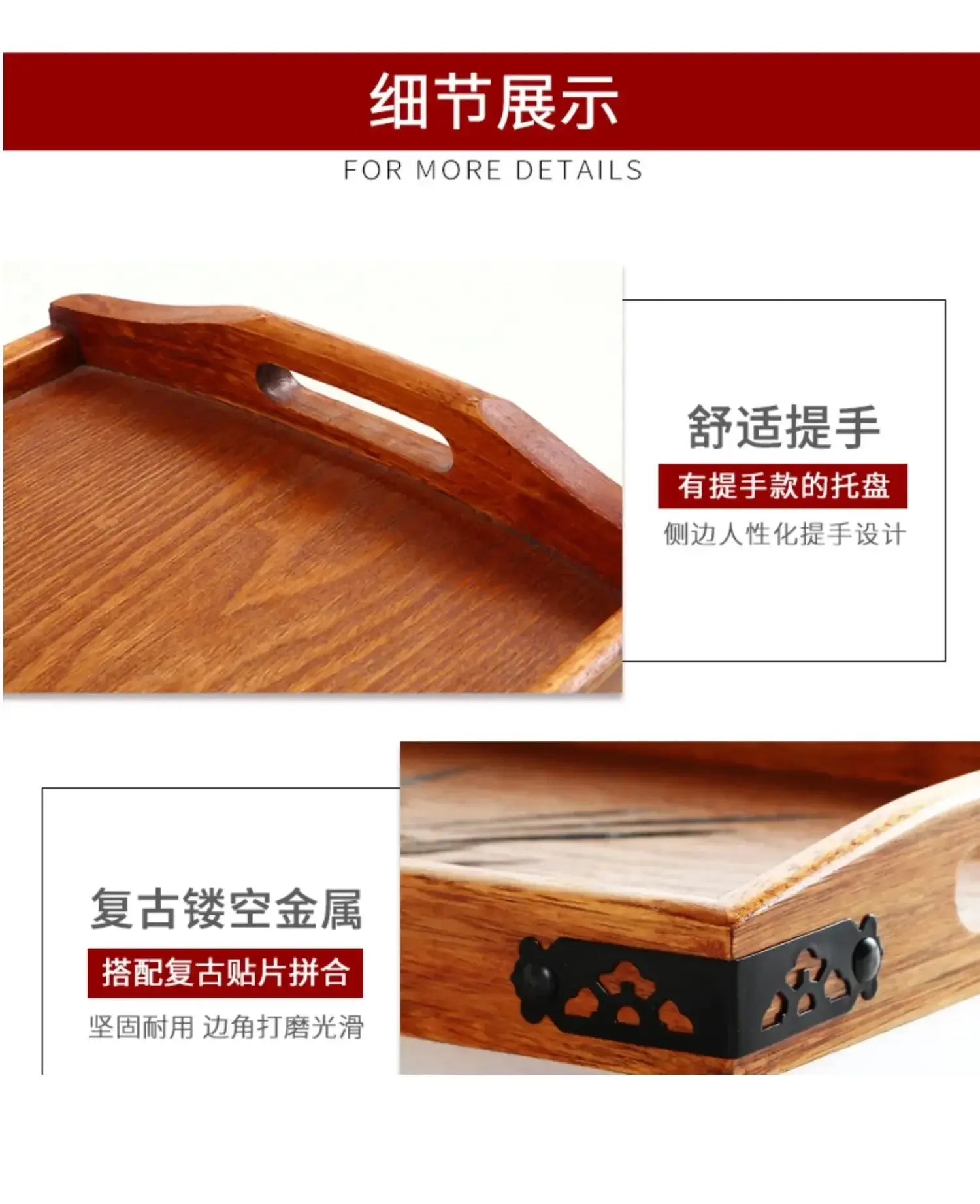 Japanese Wooden Tray Tea Tray Portable Decorative Miscellaneous Storage Tea Set Kitchen Storage Restaurant Service Tray colegio culinario de morelia