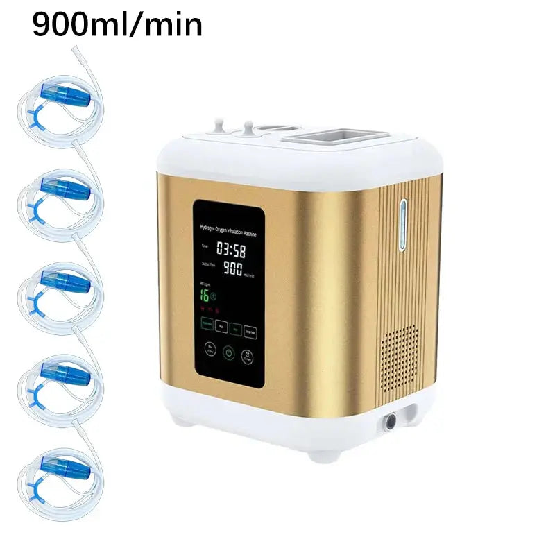 Home Use PEM HHO Therapy Hydrogen H2 Generator Inhaler 600ML/900ML 99.99% Pure Oxyhydrogen Inhalation Therapy Machine colegio culinario de morelia