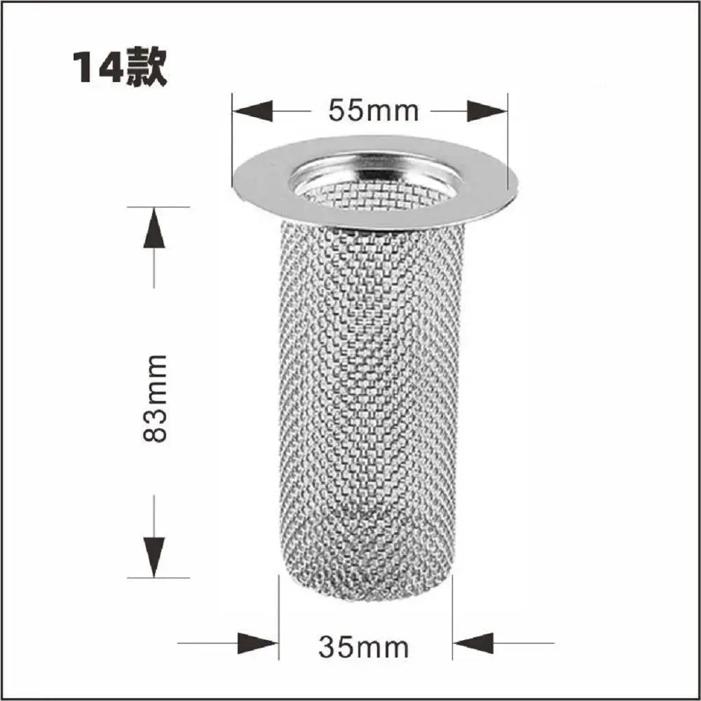 Kitchen Sink Strainer Sink Grid Filter Stainless Steel Mesh Drain Hole Filter Protection Against Clogging Kitchen Accessories colegio culinario de morelia
