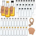 10/30/50/100pcs Mini Liquor Bottles Set 1.7oz Plastic Spirit Bottles Black/Silver/ Gold Caps Alcohol Shot Bottles Juice Bottle colegio culinario de morelia