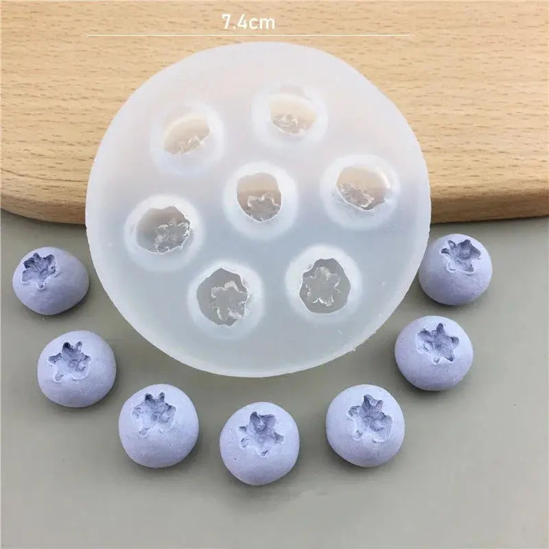 3D Simulation Fruit Fondant Chocolate Mold Blueberry/Raspberry Silicone Candle Soap Mold Cake Decorating Tool Baking Accessories colegio culinario de morelia