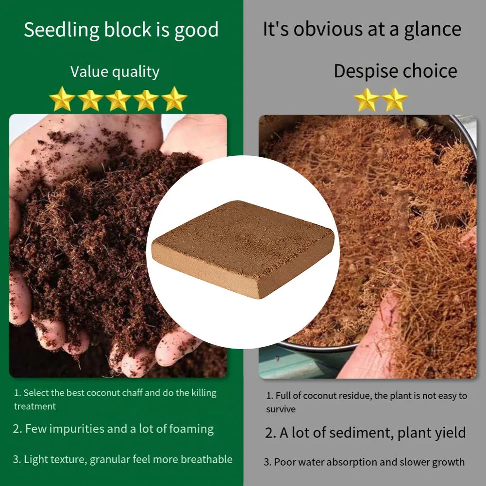 Coconut Husks Coconut Fiber Aerated And Well Draining Coconut Fiber Organic Compressed Organic Soil Plant Growing Chef's Market