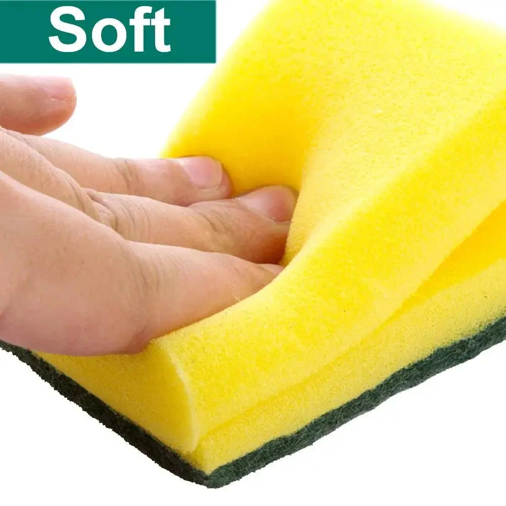 Double sided magic sponge for motorcycles, pots, and kitchens - heavy-duty grease cleaning sponge colegio culinario de morelia