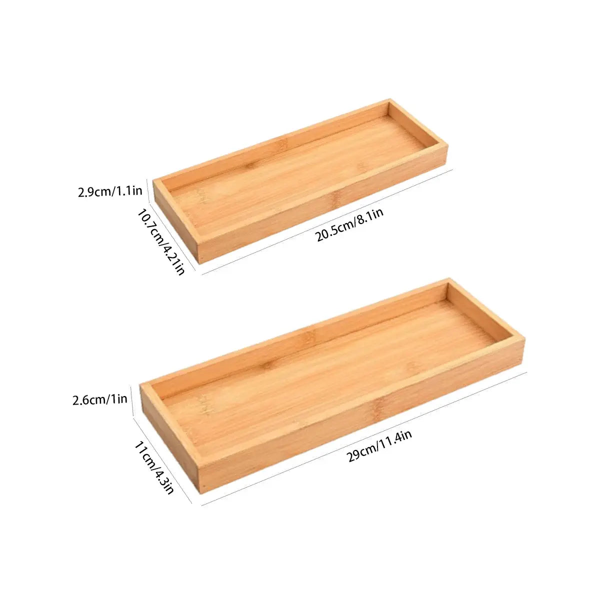 Bamboo Tray Soap Dispenser Storage Rack Drawer Organizer Multi Use Bathroom Counter Tray Food Coffee Tea Snack Tray Decor Tool colegio culinario de morelia