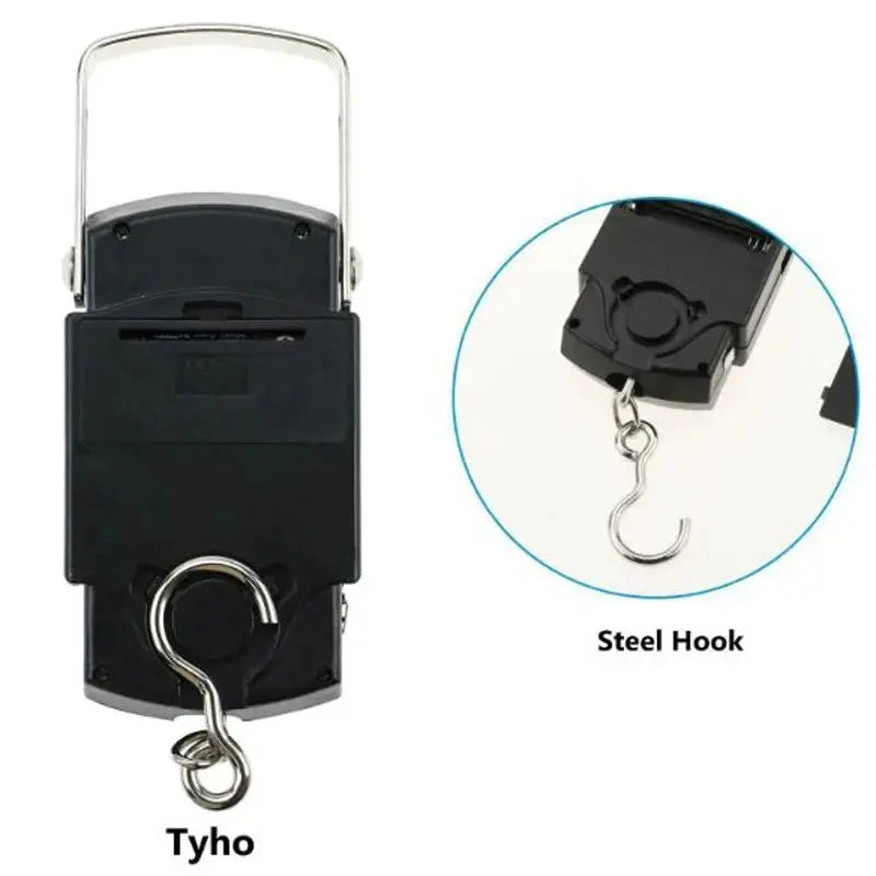 Multifunctional Mini 50kg10g Electronic Fishing Luggage Portable Digital Handheld Weight Hook Scale Tool with ruler Outdoor colegio culinario de morelia