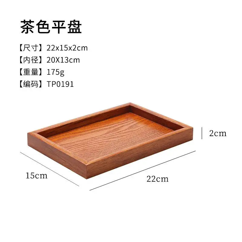 Japanese Wooden Tray Tea Tray Portable Decorative Miscellaneous Storage Tea Set Kitchen Storage Restaurant Service Tray colegio culinario de morelia