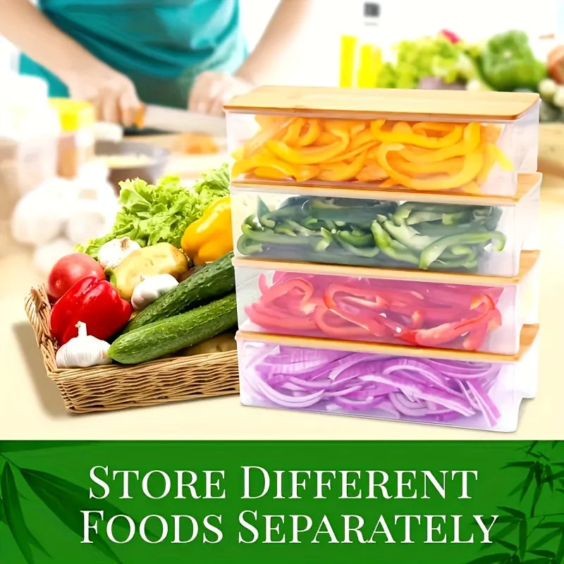 Kitchen Multi Functional Classification Bamboo with Drawer Style Cutting Board and Cutting Board Set Kitchen Tools Can Store Chef's Market