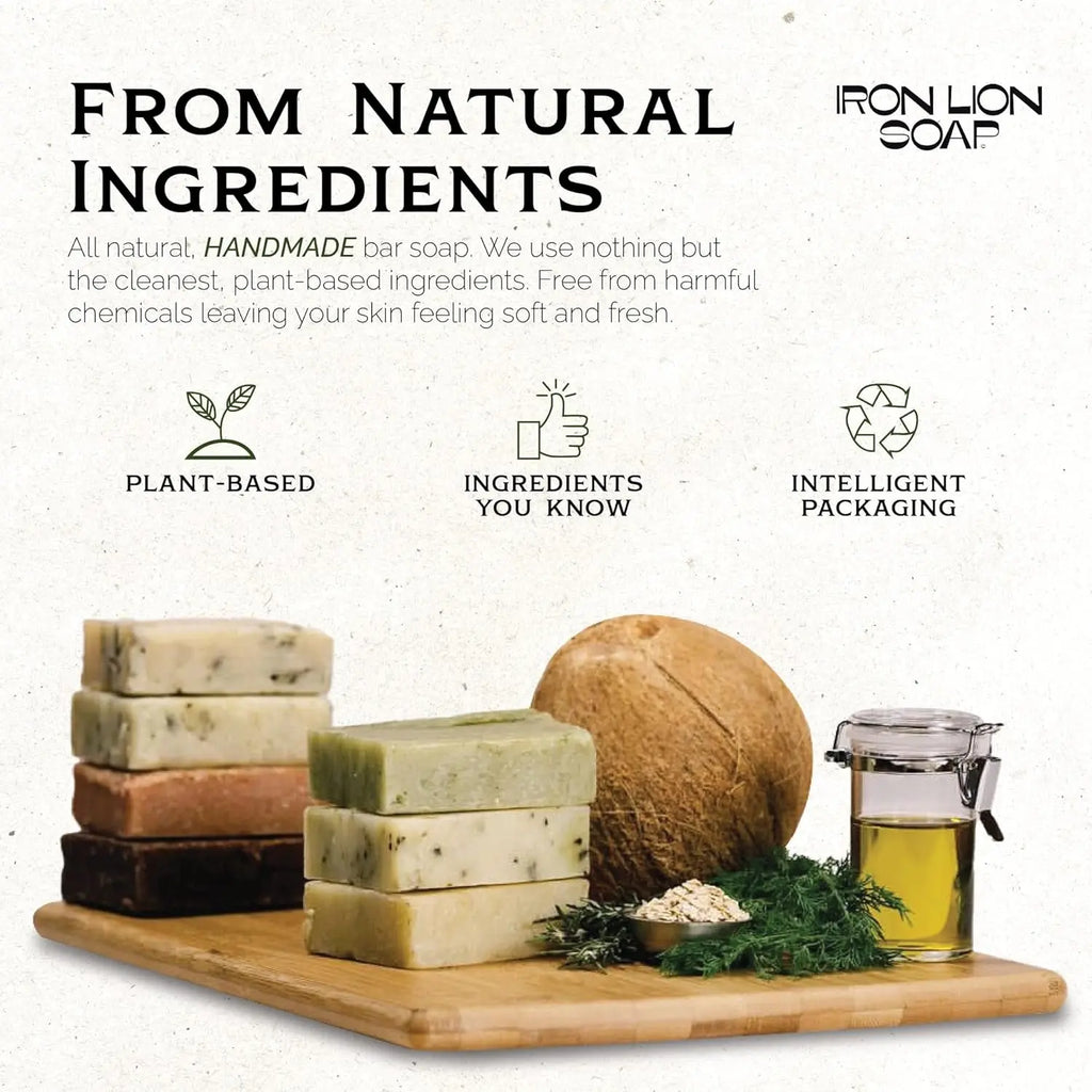 ILS Soap Co.– All-Natural Soap Bar for Men & Women – Cold Process, Handmade in the USA