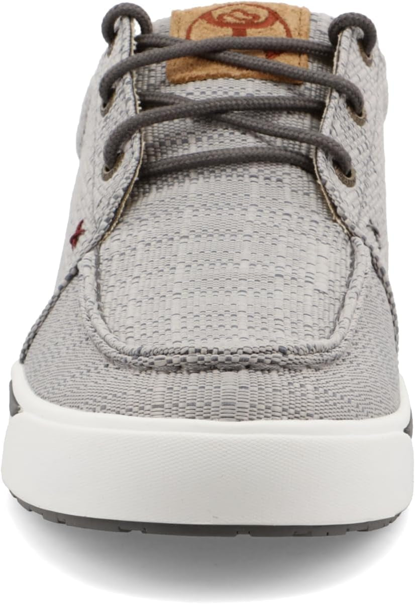 Men'S Cowboy Style Casual Hooey Loper Shoes, Light Grey