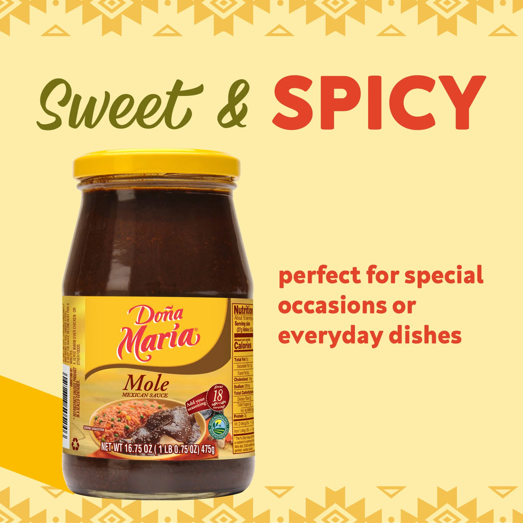 DONA MARIA® Mole Sauce, 16.75 Oz