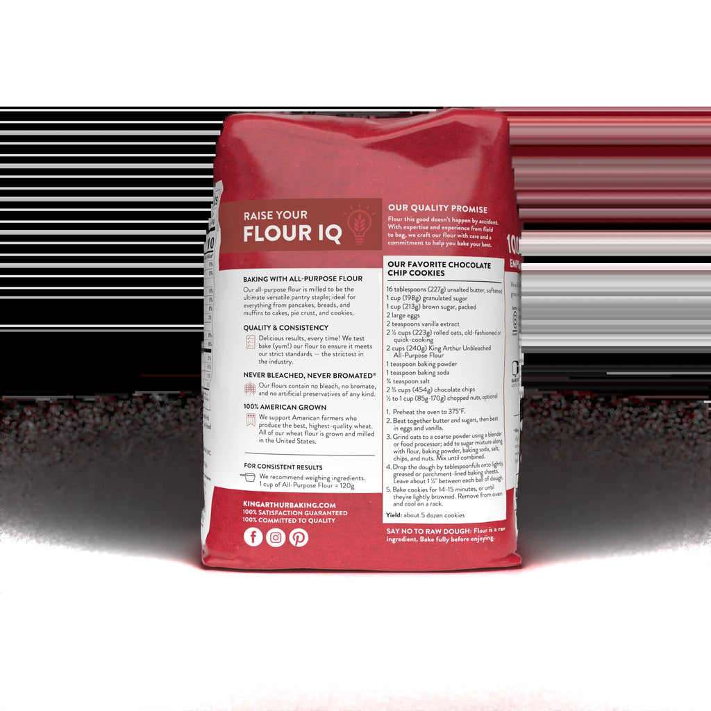 Non-Gmo Project Verified, Certified Kosher Unbleached All Purpose Flour, 5 Lb Bag