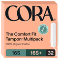 Compact Applicator Tampons, 100% Organic Cotton, Super/Super+, 32 Count