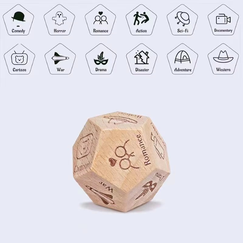 Dice for Her Him Couples Gift Ideas Food Decision Dice Games Christmas Birthday Valentines Day Gifts for Wife Husband