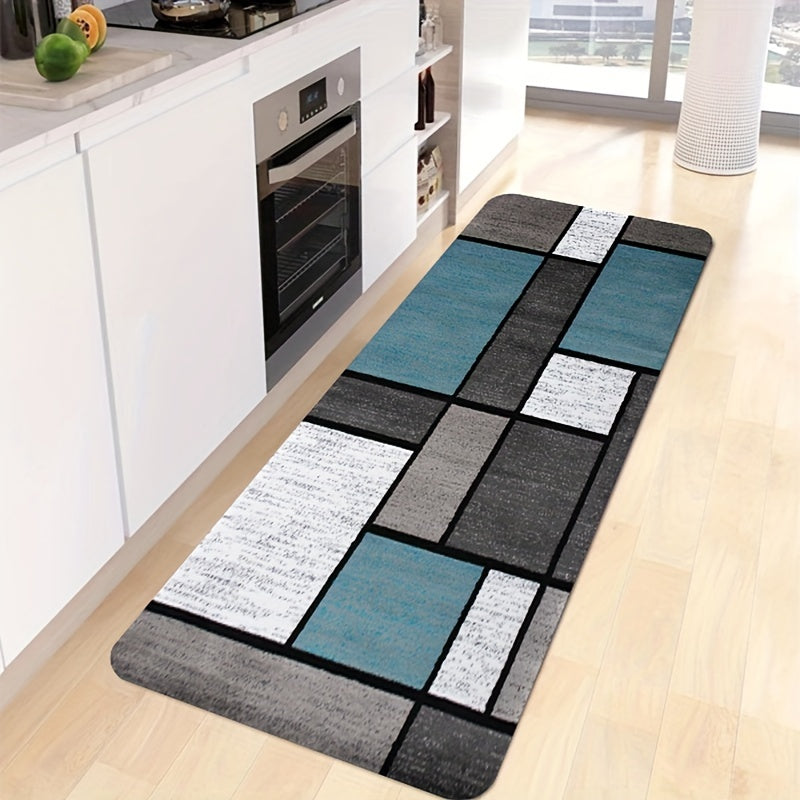 1pc Soft Thickened Kitchen Floor Mat, Non-slip Oil-proof Floor Mat, Waterproof Runner Rug, Dirt-resistant Floor Carpet, Machine Washable, Entrance Doormat, Kitchen Living Room Laundry Bathroom Water-absorbing Floor Mat, Room Chef's Market