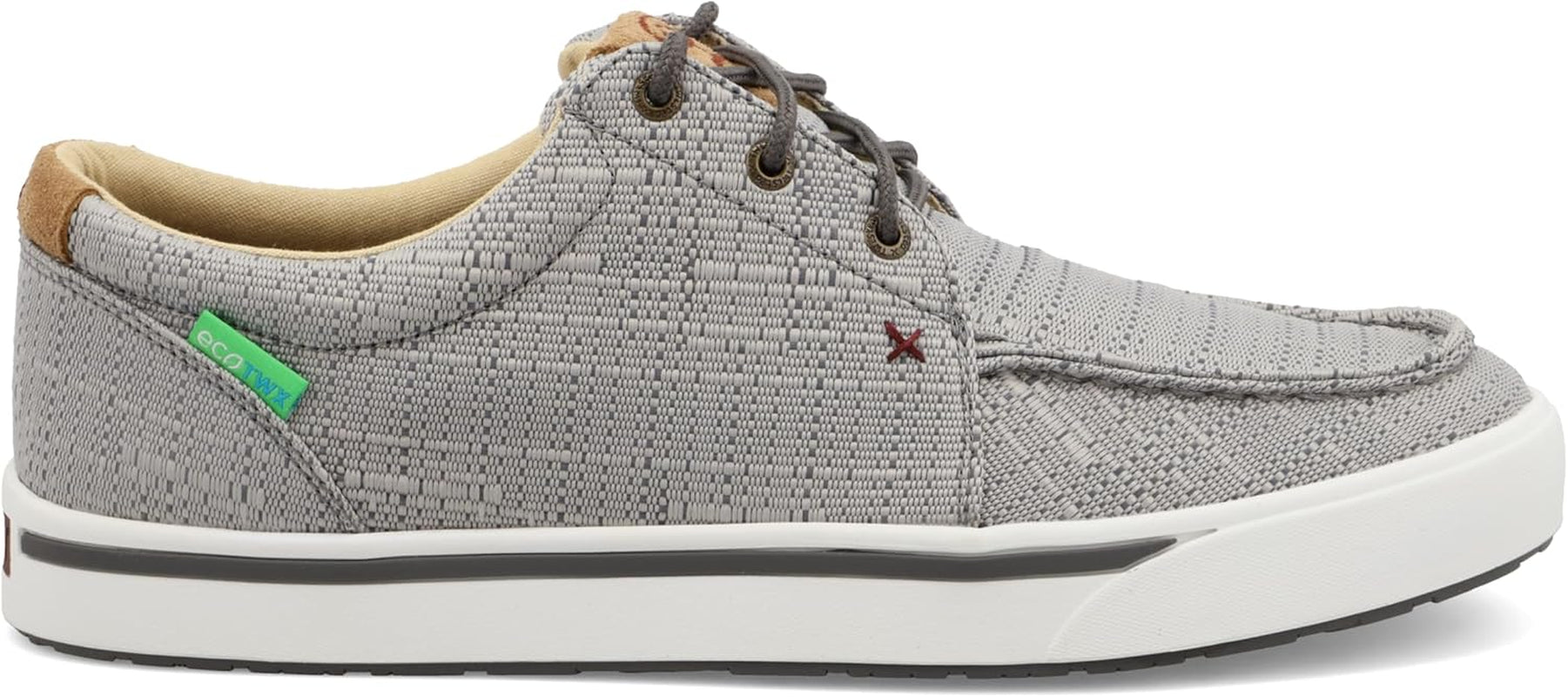 Men'S Cowboy Style Casual Hooey Loper Shoes, Light Grey