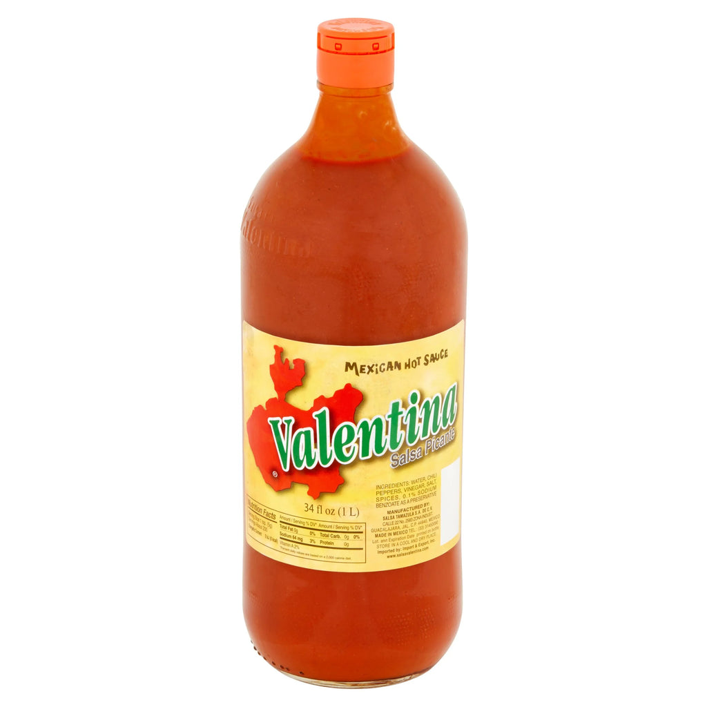 (4 Pack)  Mexican Hot Sauce, 34 Fl Oz