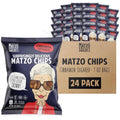 Matzo Chips, Cinnamon Sugared, Kosher (Not Kosher for Passover), Vegan, Nut-Free, Nothing Artificial (1 Oz, 24 Snack Bags)
