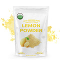 Organic Lemon Powder, 6.35oz (180g), Real Natural Lemon Powder, Selected High-quality Lemons, Sugar Free And Additive Free, Rich Fresh Lemon Flavor, Suitable For Seasoning Smoothies, Beverages And Salads, Reusable Sealed Bag Chef's Market