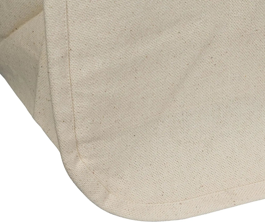 Best Canvas Grocery Shopping Bags with Handles and Bottle Sleeves - Organic Cotton, Washable and Eco-Friendly Cloth Grocery Totes - Reusable Shopping Grocery Bags (3 Bags)