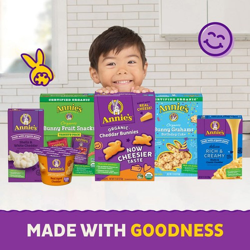 Annie'S Vegan Mac and Cheese Gluten Free Organic Rice Pasta 6 Ounce Pack of 12