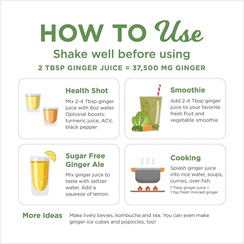 The Ginger People Organic Ginger Juice, 99.7% Pure Ginger Juice, 32 Ounce