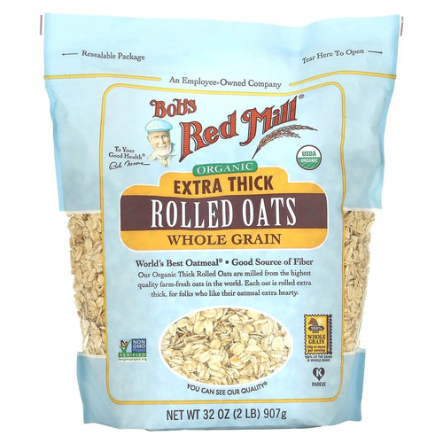 , Extra Thick Rolled Oats, Organic, 32 Oz