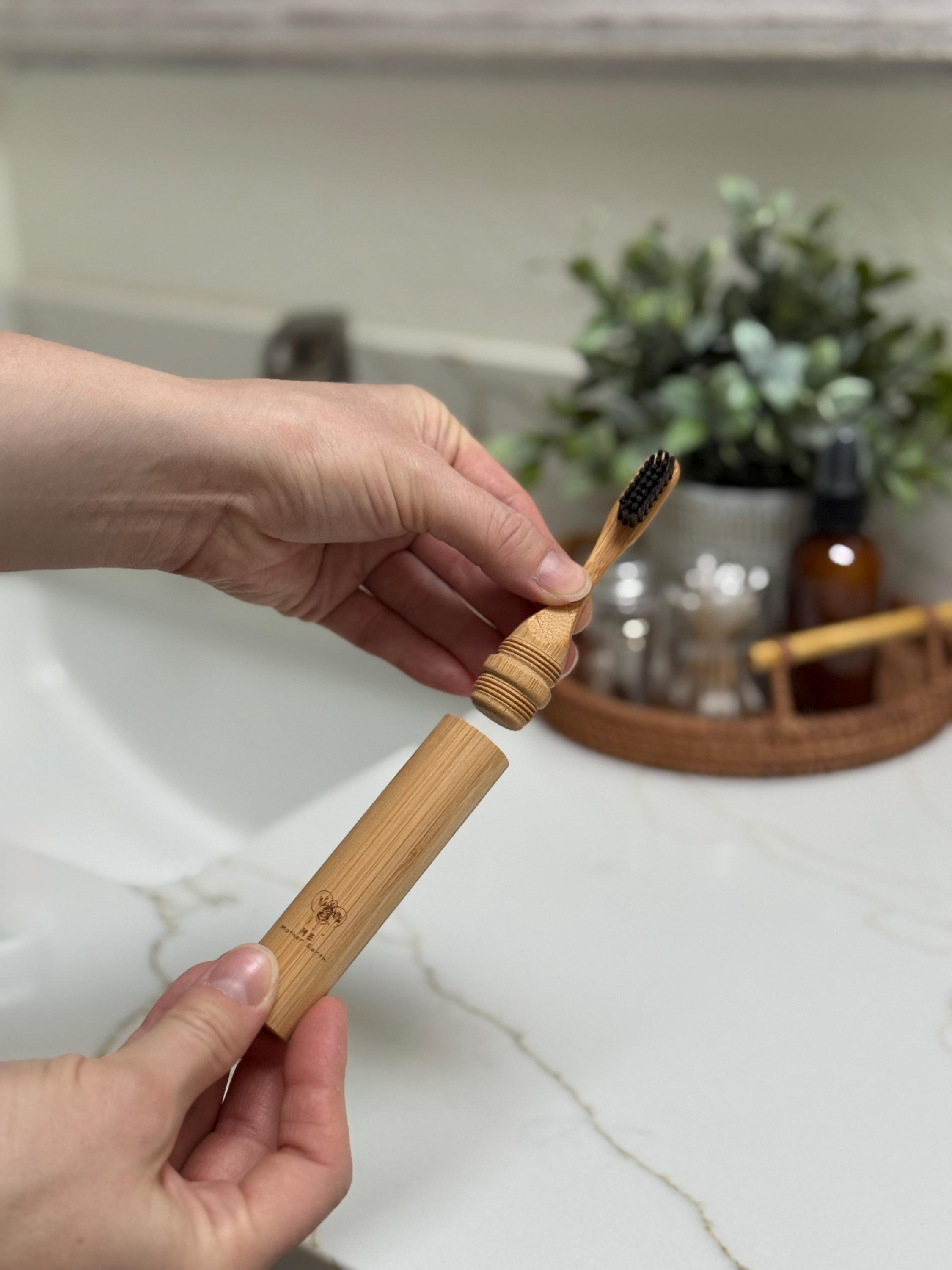 All in One Bamboo Travel Toothbrush 2.0 | Sustainable Oral Care | Eco-Friendly Toothbrush | Zero Waste